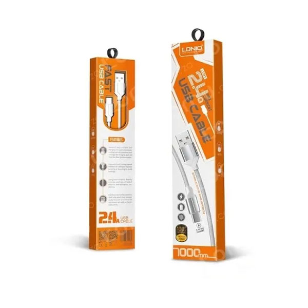 USB kabal LDNIO LS391 2.4A 1m. 